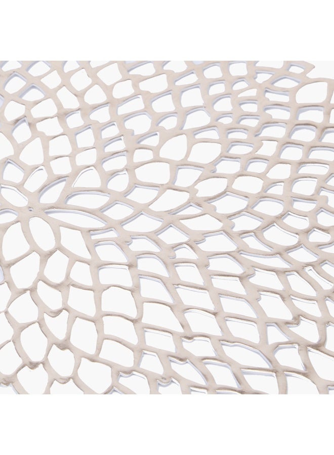 Lucy Round Shaped Placemat White 40cm - Image 2